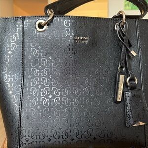 16 inch Black Guess Handbag